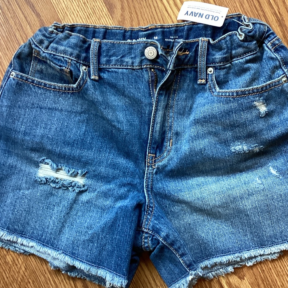 Old Navy Distressed Blue Jean Shorts